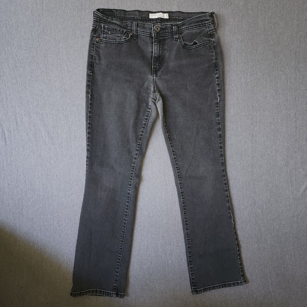 Levi's Women's 505 Straight Leg Black Jeans Size 8 S/C